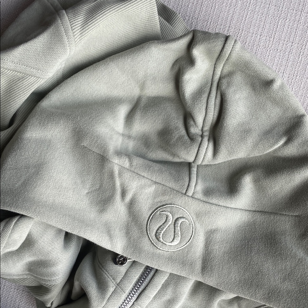 Lululemon Scuba Oversized Half-Zip Hoodie - Fog Green - Size XS/S